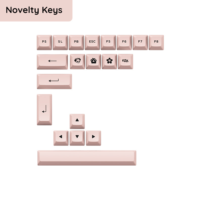 Akko 3068B Plus RGB Mechanical Gaming Keyboard, ISO-Nordic Layout, 3 Modes (BT5.0/2.4Ghz/Type C) Compact Mini Keyboard with Hotswap, Cherry PBT Keys, Programmable BLUE SWITCH