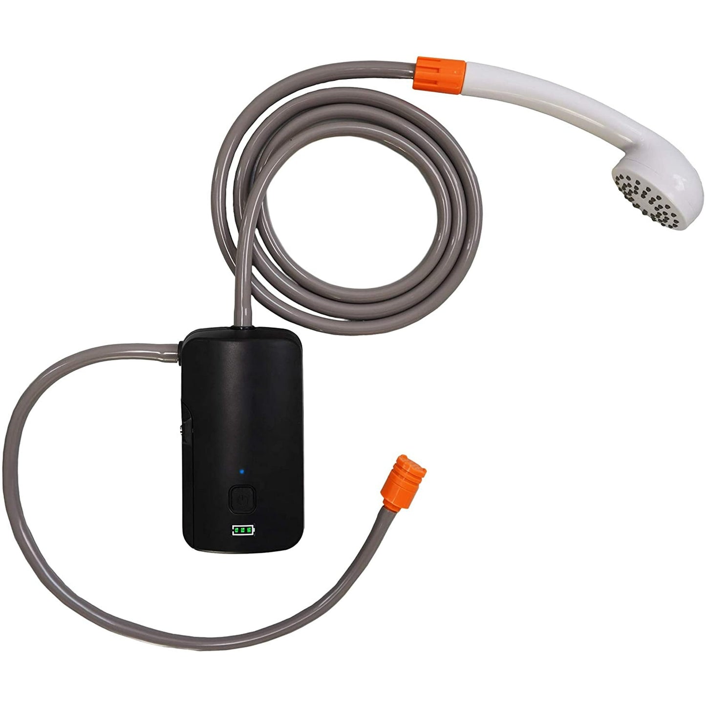 Portable Camping Shower Set, IPX6 Waterproof Built-in 4400mAh USB Rechargeable Battery Shower Pump