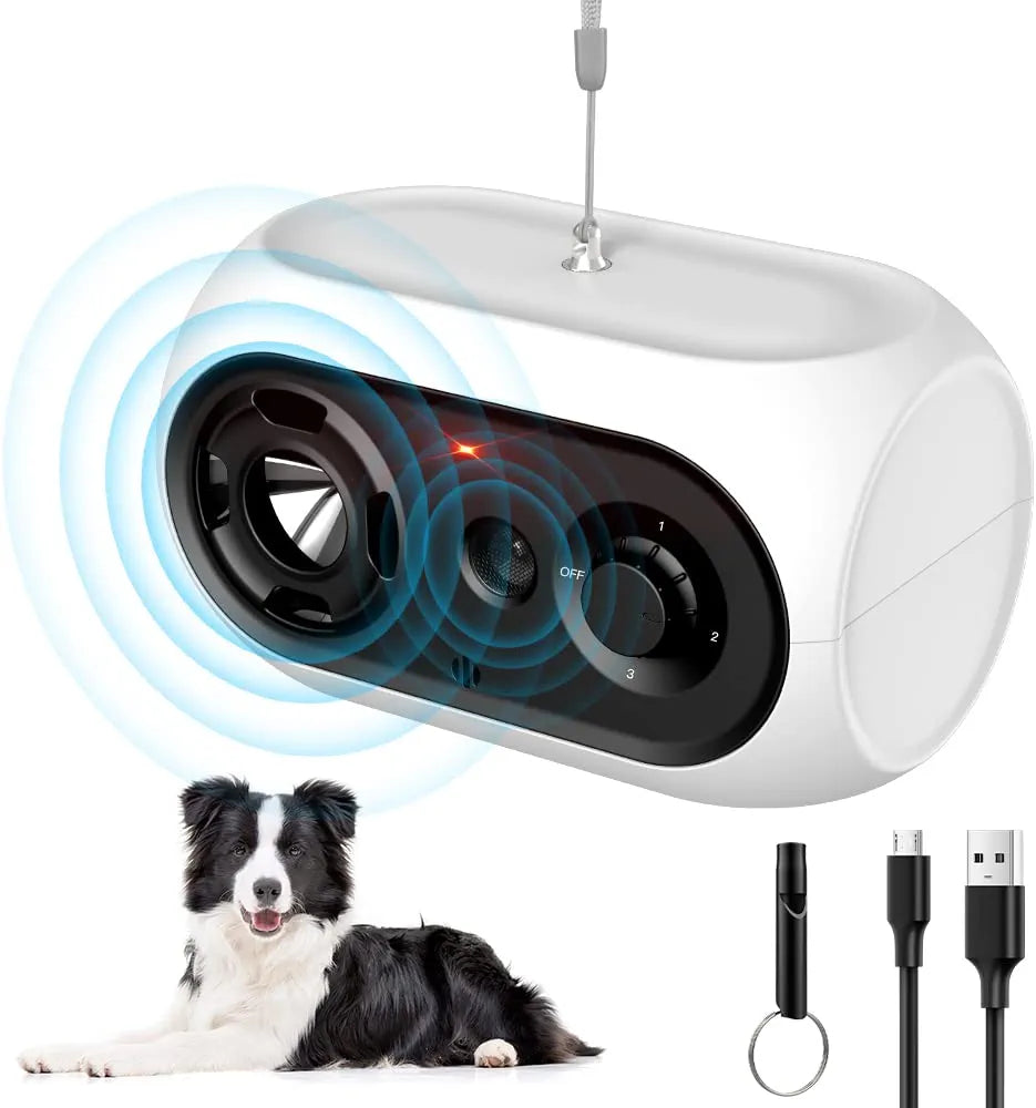Queenmew Anti Barking Device, Ultrasonic Dog Barking Deterrent