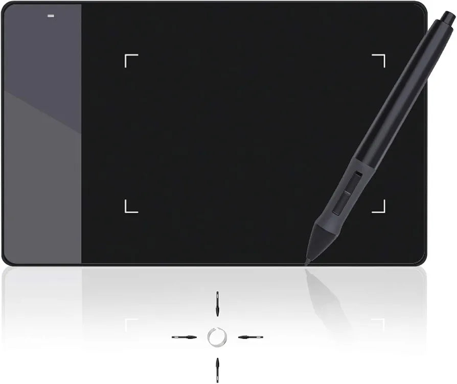 HUION 420 OSU Tablet Drawing Tablet, Graphics with Digital Stylus, 4 x 2.23 inches for Digital Art, Design & Animation, Work with Mac, PC