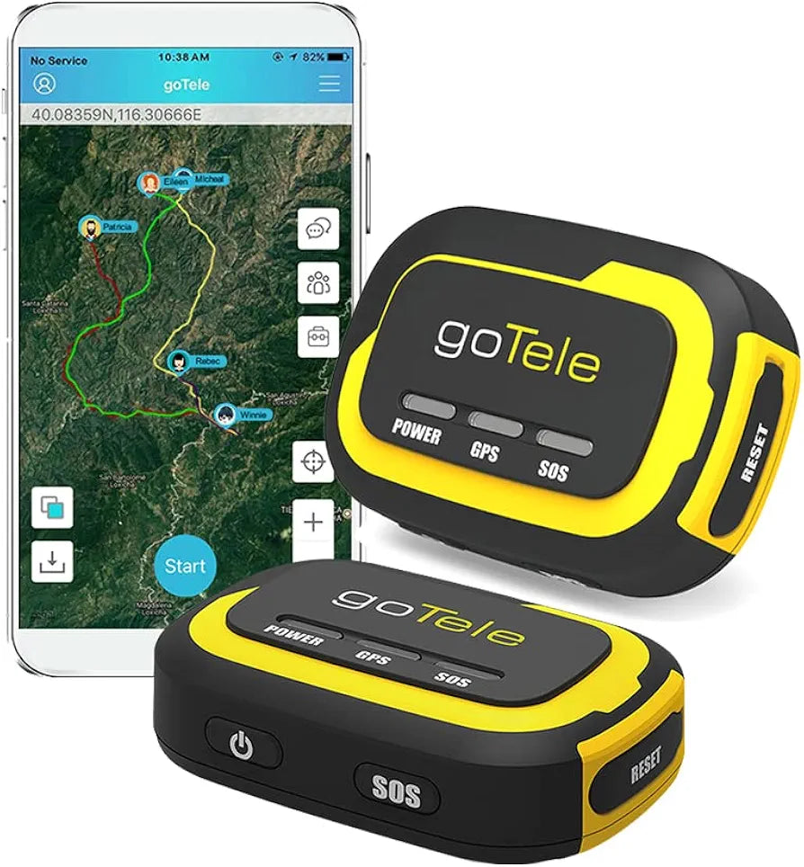 goTele GPS Tracker Hiking Hunting Off-grid GPS Children and Pets Trackers No Monthly Fee No Required Network Real Time Tracking Device Outdoor Survival Tracking Gear