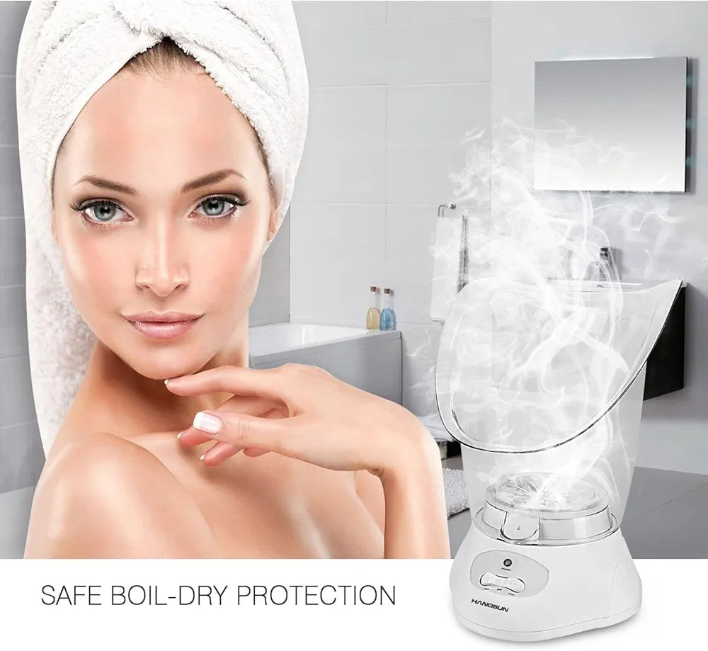 Hangsun Facial Steamer FS80 Face Steamer Professional Facial Mist and Sauna Inhaler Spa For Acne Treatment (with Aromatherapy Diffuser)