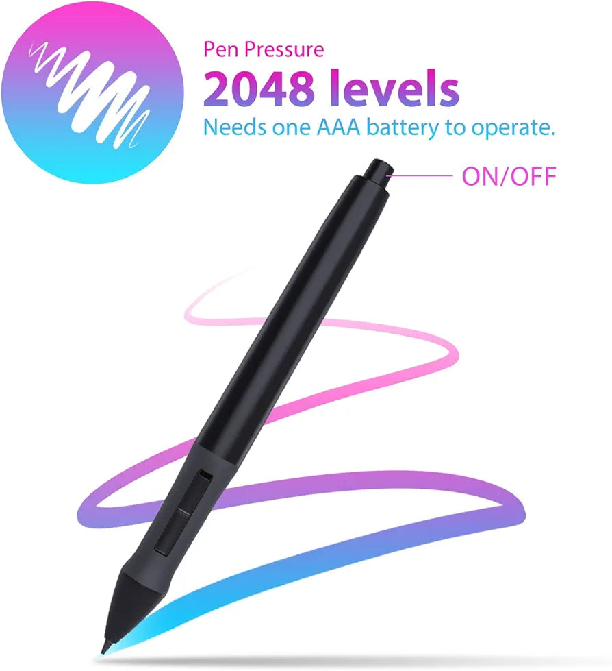 HUION 420 OSU Tablet Drawing Tablet, Graphics with Digital Stylus, 4 x 2.23 inches for Digital Art, Design & Animation, Work with Mac, PC