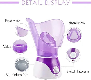 NTFS Beauty Moisturizing Facial Steamer Clean & Hydrate Skin, Professional Facial Treatment For Personal Sauna SPA