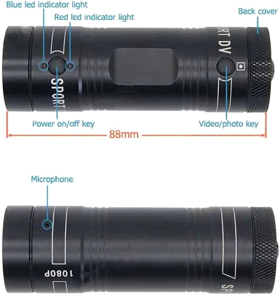 Mini F9 Camera HD Bike Motorcycle Helmet Sports Action Camera Video DV Camcorder Full HD 1080p Car Video Recorder