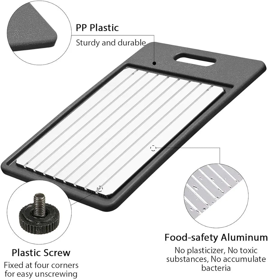 GEMITTO Defrosting Tray, Fast Thawing Plate for Defrosting Frozen Food
