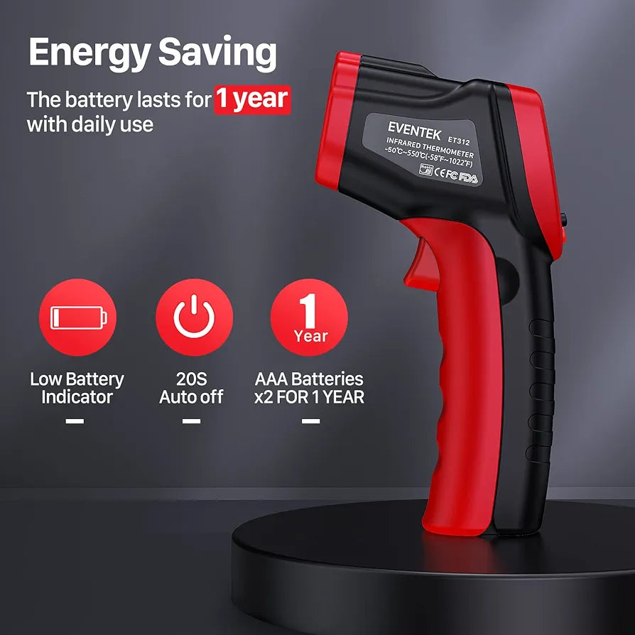Eventek Infrared Thermometer Gun -58°F~1022°F