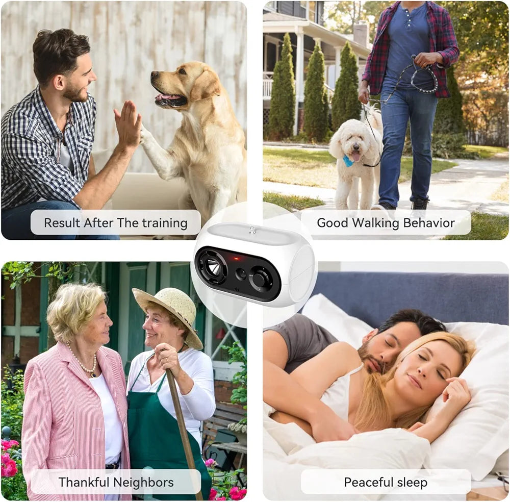 Queenmew Anti Barking Device, Ultrasonic Dog Barking Deterrent