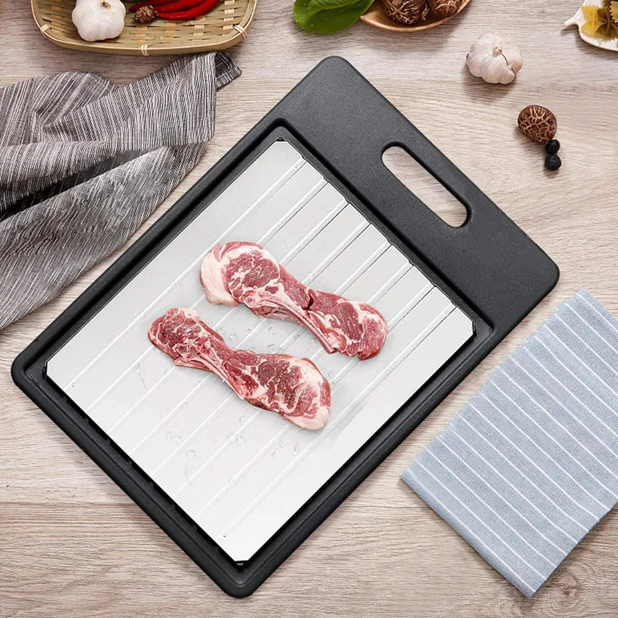 GEMITTO Defrosting Tray, Fast Thawing Plate for Defrosting Frozen Food