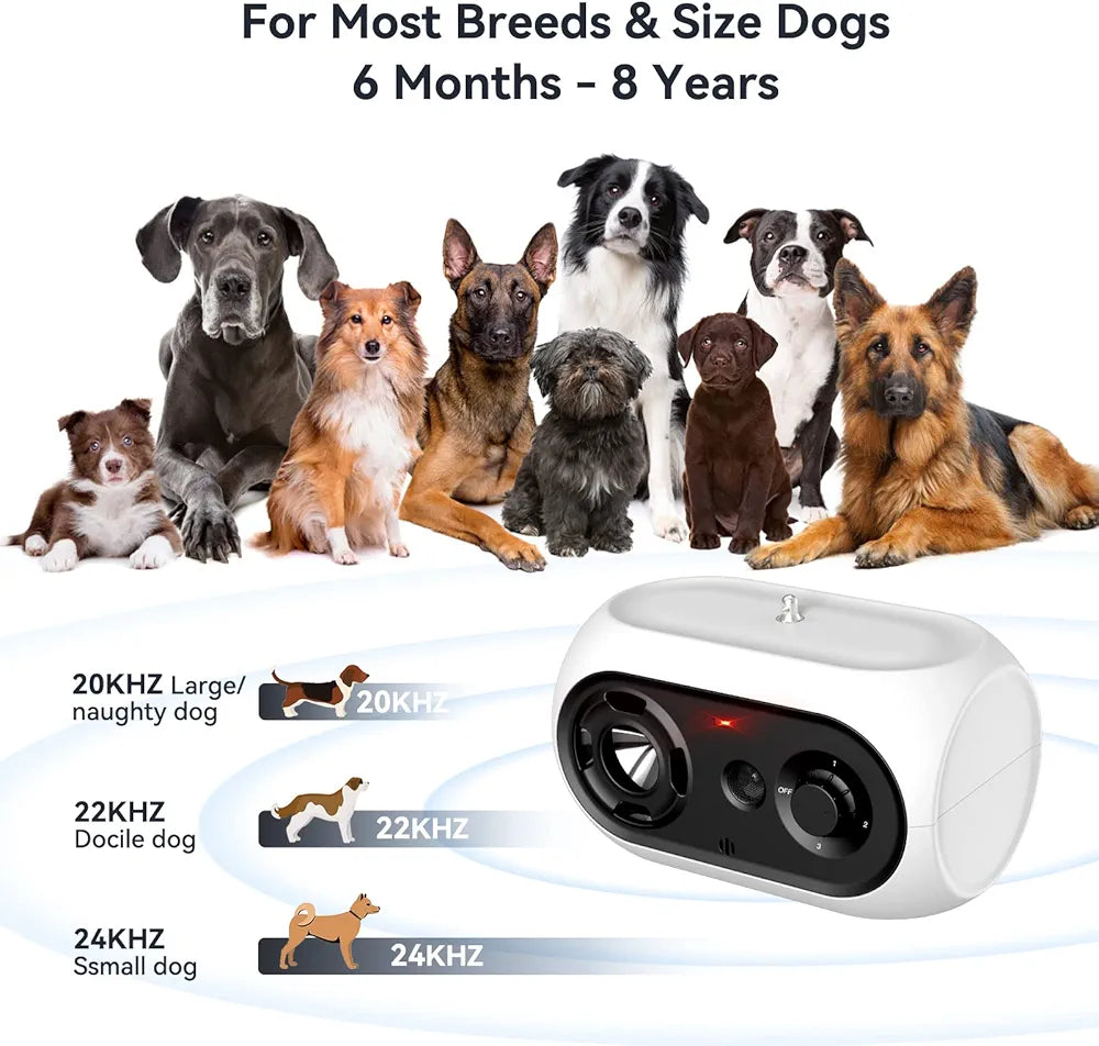 Queenmew Anti Barking Device, Ultrasonic Dog Barking Deterrent