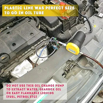 Oil Change Pump Extractor, 12v 60w Oil Extractor Pump Oil Pump Extractor,