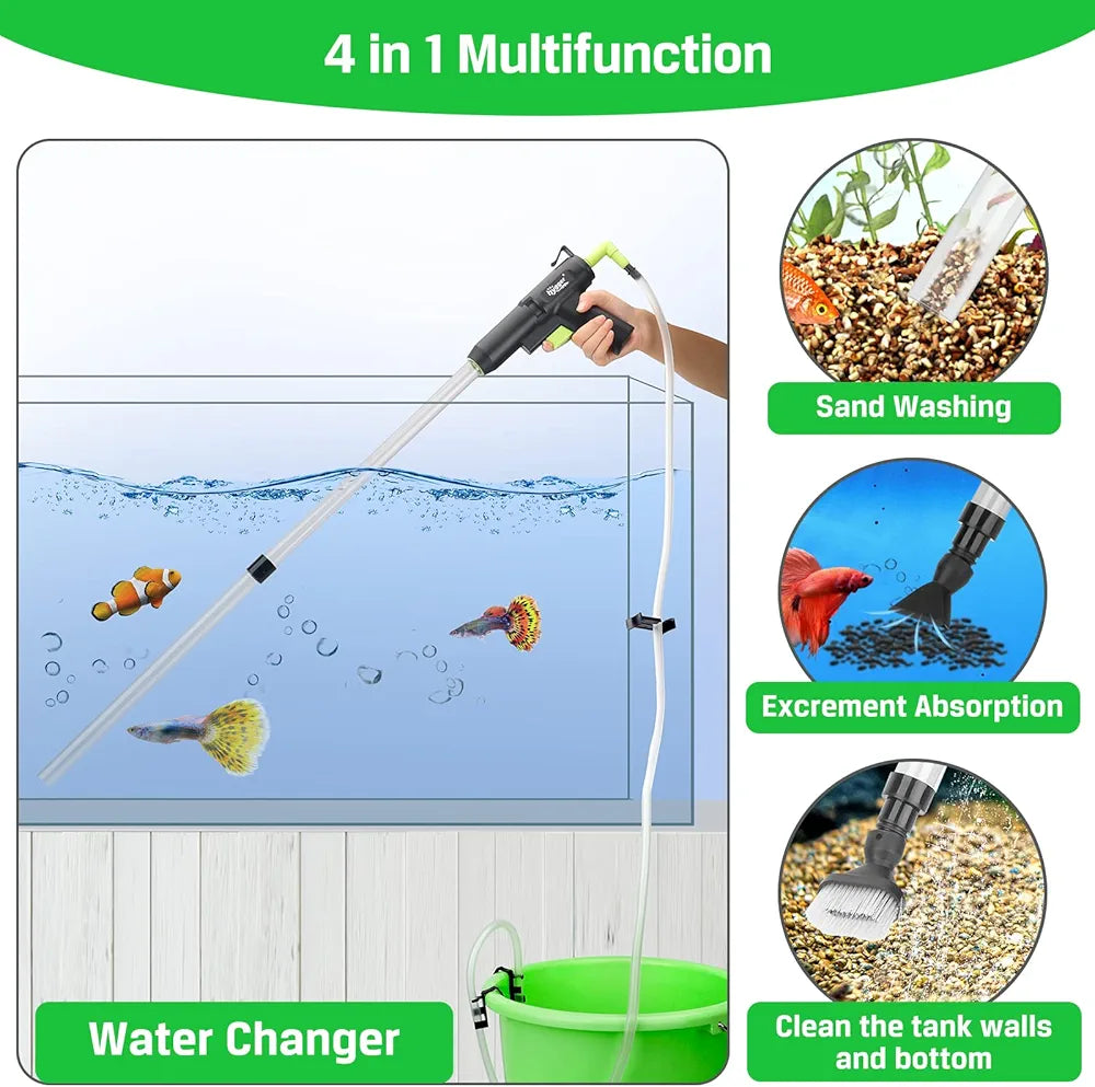 Hygger Aquarium Vacuum Gravel Cleaner