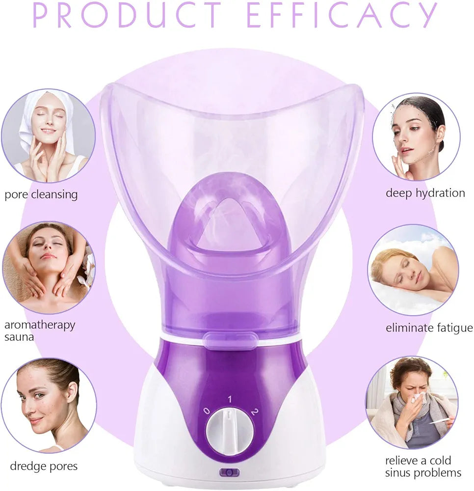 NTFS Beauty Moisturizing Facial Steamer Clean & Hydrate Skin, Professional Facial Treatment For Personal Sauna SPA