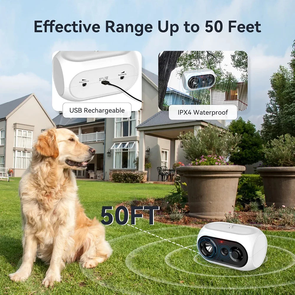 Queenmew Anti Barking Device, Ultrasonic Dog Barking Deterrent