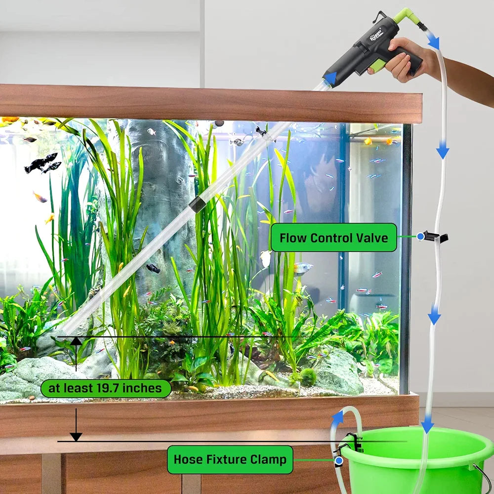 Hygger Aquarium Vacuum Gravel Cleaner