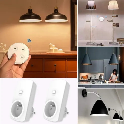LoraTap 2 Remote Controlled Socket, 2500 Watts, 200M Range, 868Mhz Radio, 10 Years Battery Life, Smart Wireless Electrical Socket, Batteries Included