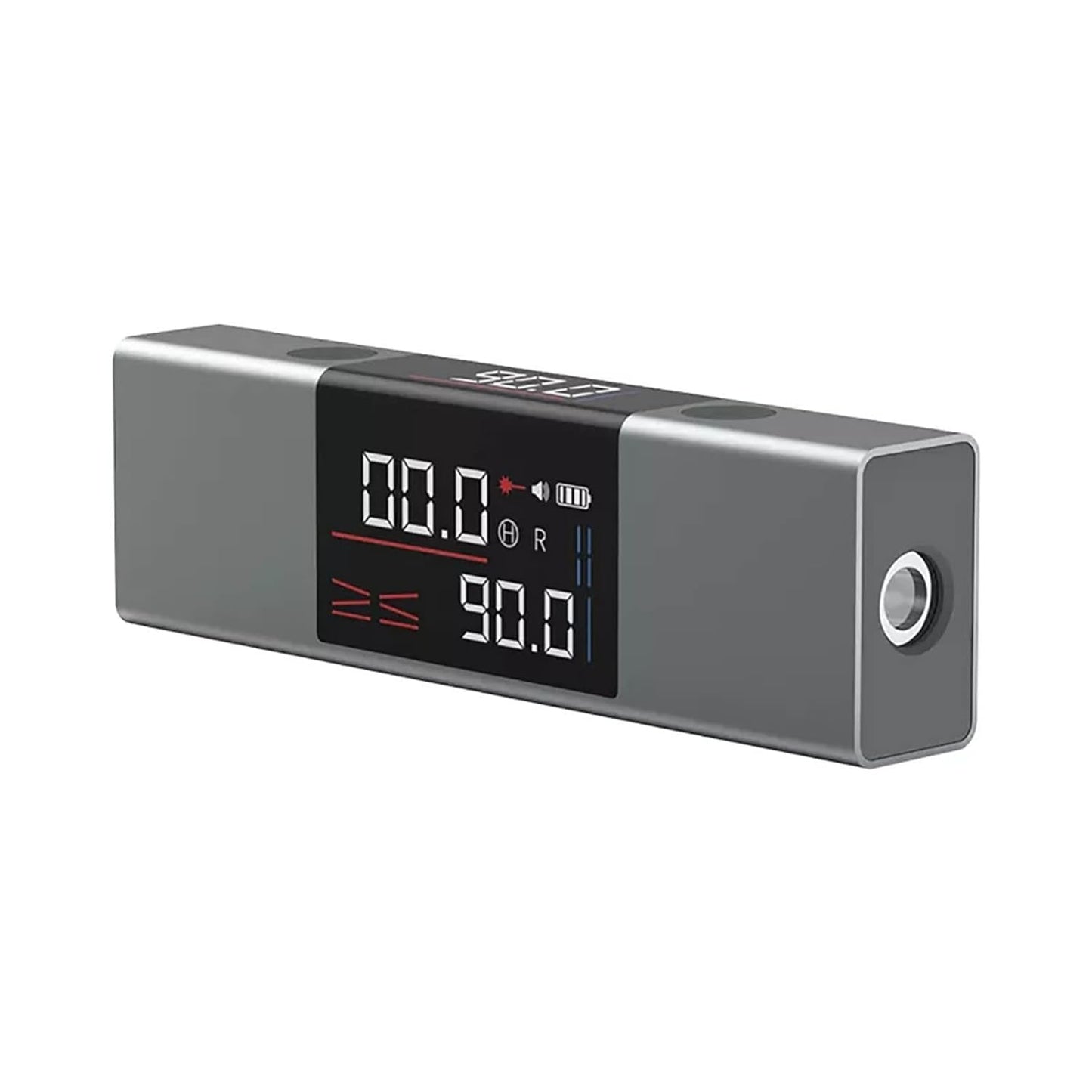 Digital Inclinometer, Protractor Laser Er-Laser Ruler with Bi-Directional L-As-er Marking, Real Time Protractor with Double-Sided High Definition LED Screen for Home