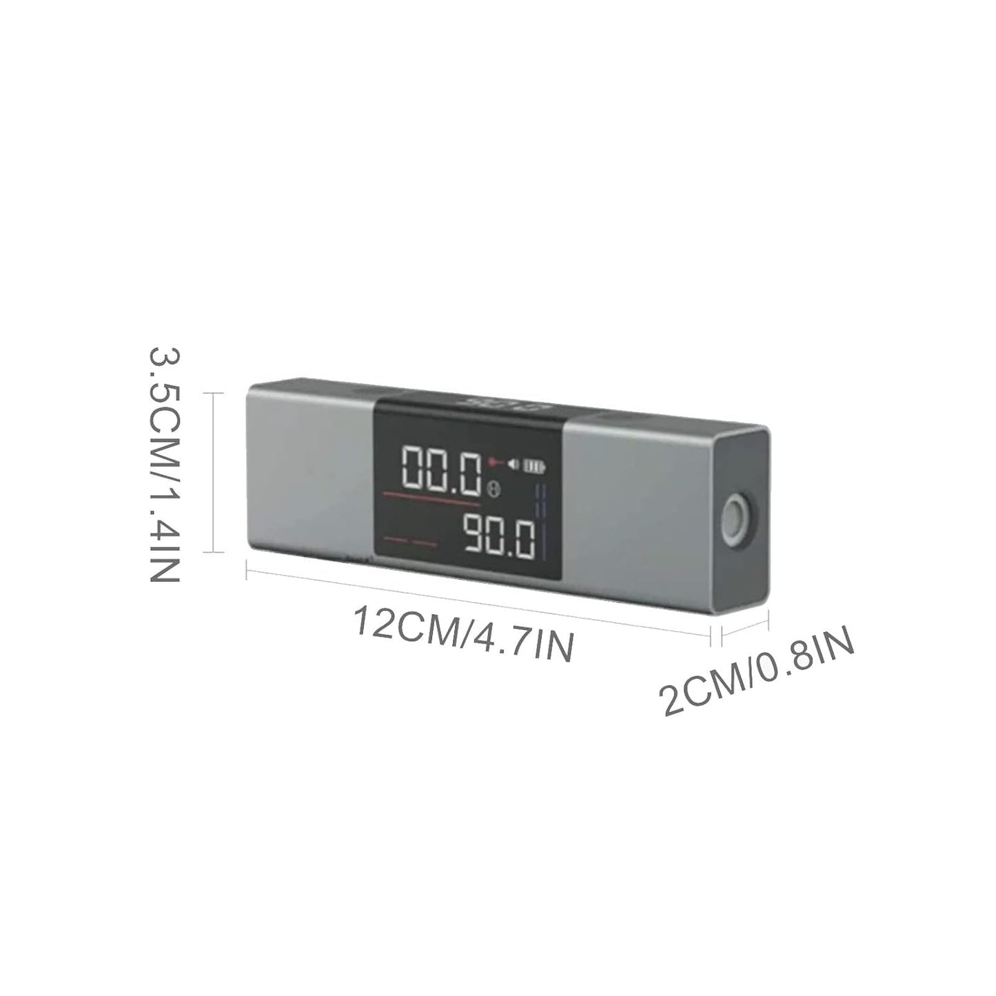 Digital Inclinometer, Protractor Laser Er-Laser Ruler with Bi-Directional L-As-er Marking, Real Time Protractor with Double-Sided High Definition LED Screen for Home