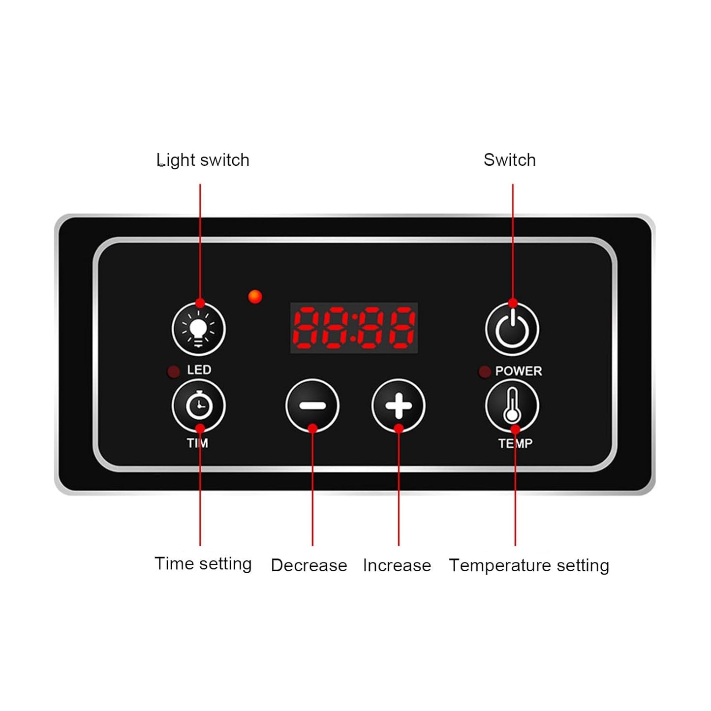 Food Dehydrator, 400W 6 Trays Electric Food Dryer Machine with 35-90℃ Temperature Control Dehydrator Machine for Jerky Herb Meat Beef Vegetables, Stainless Steel
