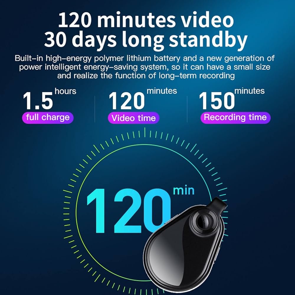 Meeting Video Recorder, Auto Save Video Recorder V2 HD 1080P Noise Reduction for Meeting (32GB)