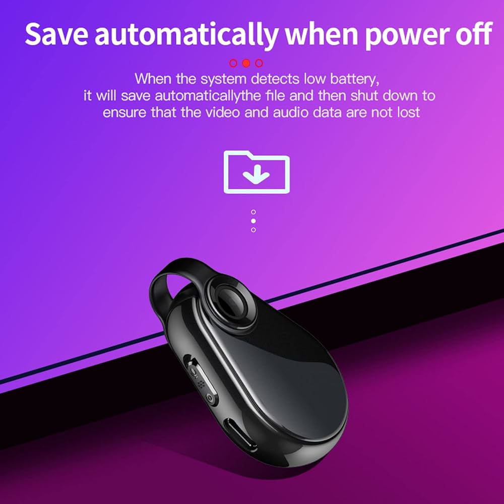 Meeting Video Recorder, Auto Save Video Recorder V2 HD 1080P Noise Reduction for Meeting (32GB)