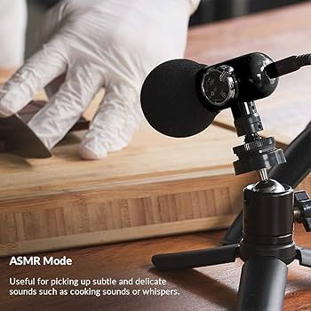 ORANGEMONKIE Q Mic Video Kit with Omni/Cardioid Microphone and Accessories for Cameras & Smartphones with 3.5mm