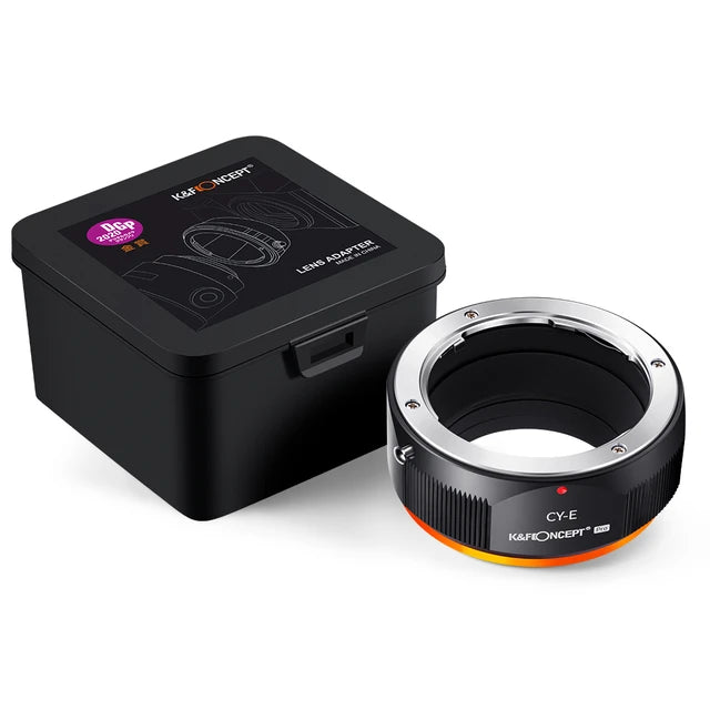K&F Concept CY-E Adapter Pro for Contax Yashica CY Mount Lens to Sony E a6000 a7R2 A73 A7R4 Lens Adaptor Adapter
