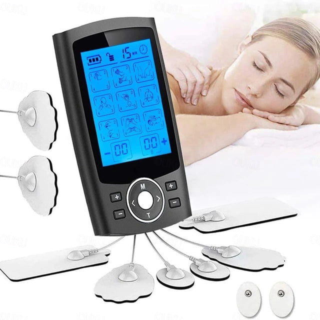 TENS + EMS COMBINATION UNIT. AUVON TENS EMS machine combines 2 therapies in 1 device.