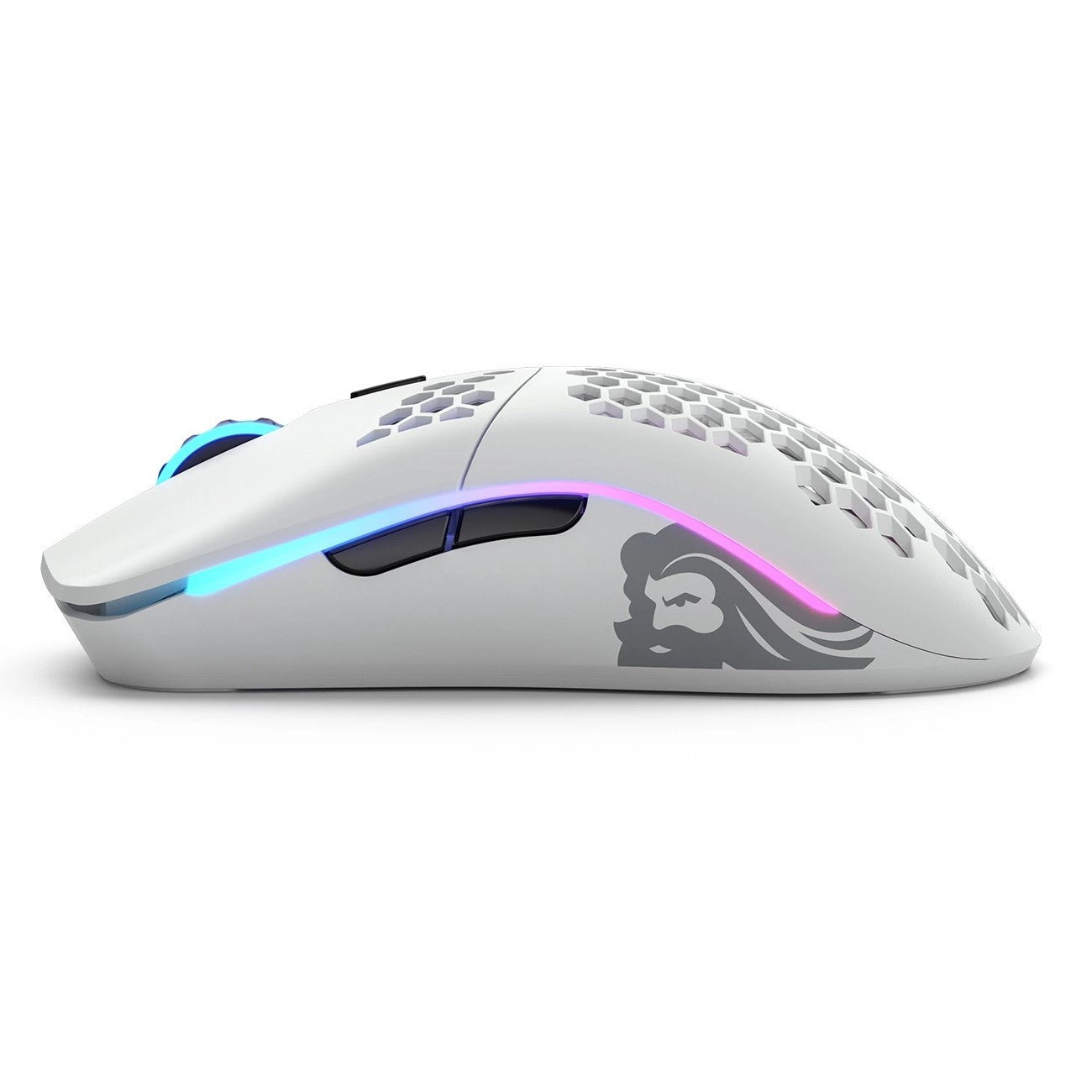 Glorious Model O Wireless RGB Gaming Mouse – Matte White