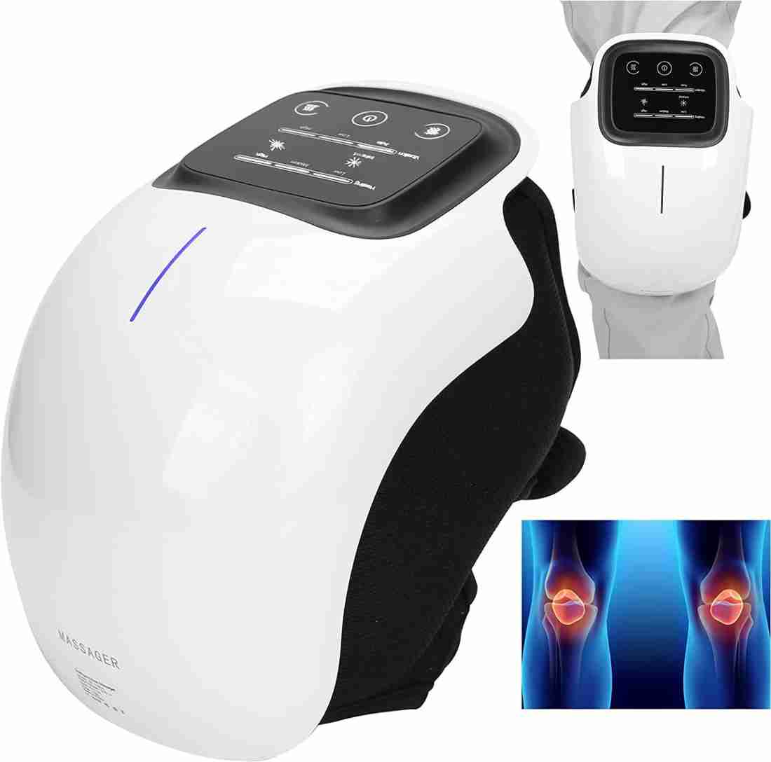 Knee Massager | Infrared Laser Massage I Heat I Vibration | Knee Joint Pain Recovery | Cordless | LED Touch Screen I