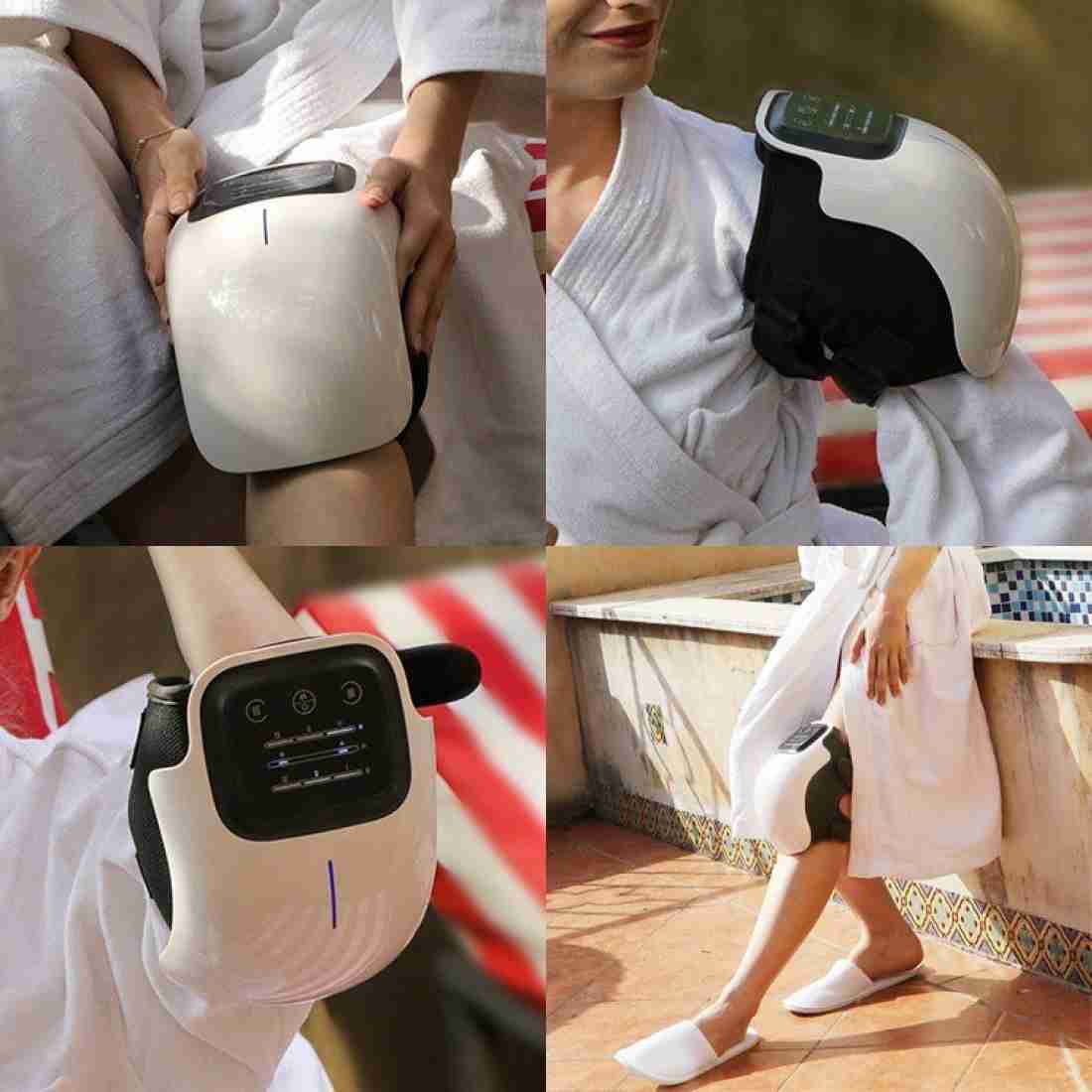Knee Massager | Infrared Laser Massage I Heat I Vibration | Knee Joint Pain Recovery | Cordless | LED Touch Screen I