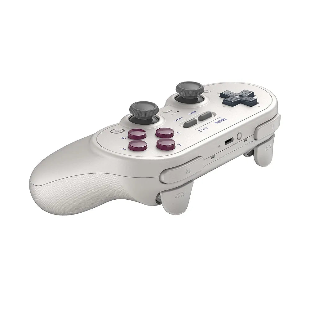 8BitDo Pro 2 Bluetooth Controller for Switch, PC, Android, Steam Deck, Gaming Controller for iPhone, iPad, macOS and Apple TV (Gray Edition)