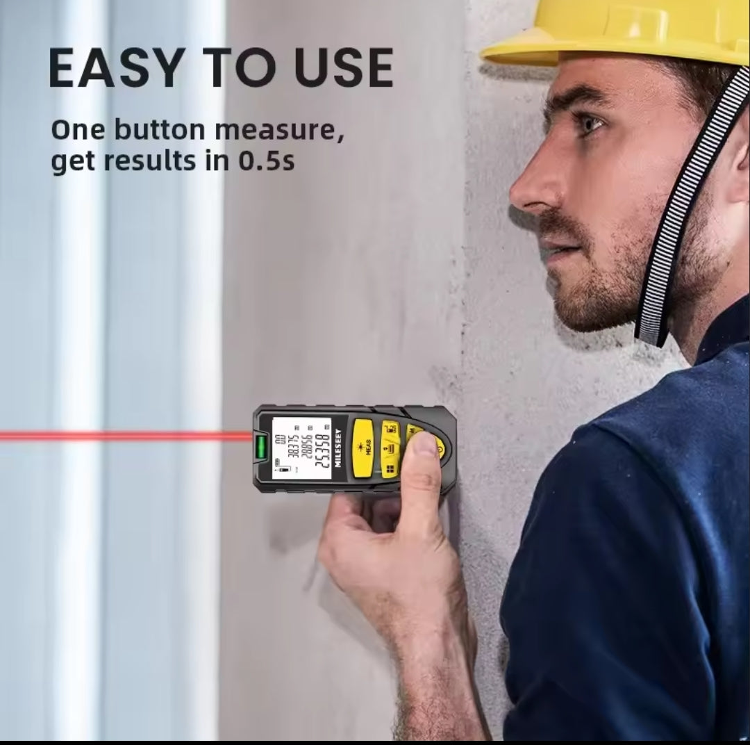 Mileseey S2 Laser Distance Meter,40m Professional Handel Indoor Rangefinder For Home Decorate and Measurement