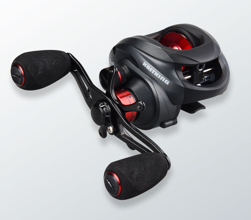 KastKing Spartacus Baitcasting Reel-KRLCSTSP-63LRE – Red LH