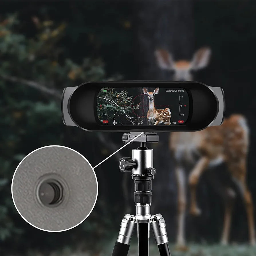 MiLESEEY Night Vision Binoculars, Infrared Digital Night Vision, 4.5” LCD, 200m Viewing, Rechargeable, Photo/Video Record, Tripod Support, 32GB