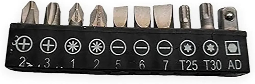 Tool Kit 18 in 1 Spanner 9 Socket Set and 9 Different Screw Opener