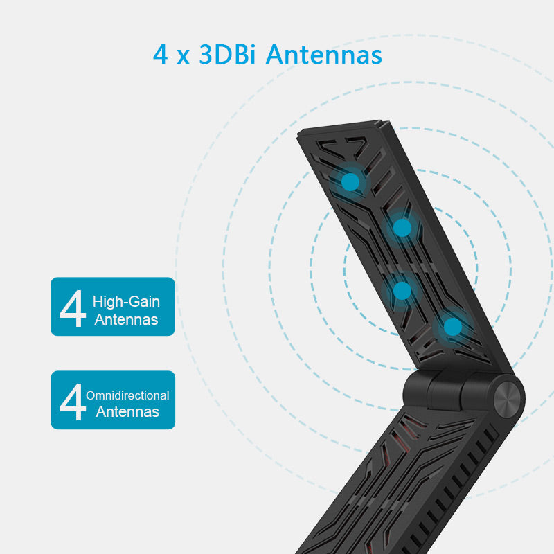 Vitesse AC1900 Dual Band USB3.0 Wireless Network Adapter