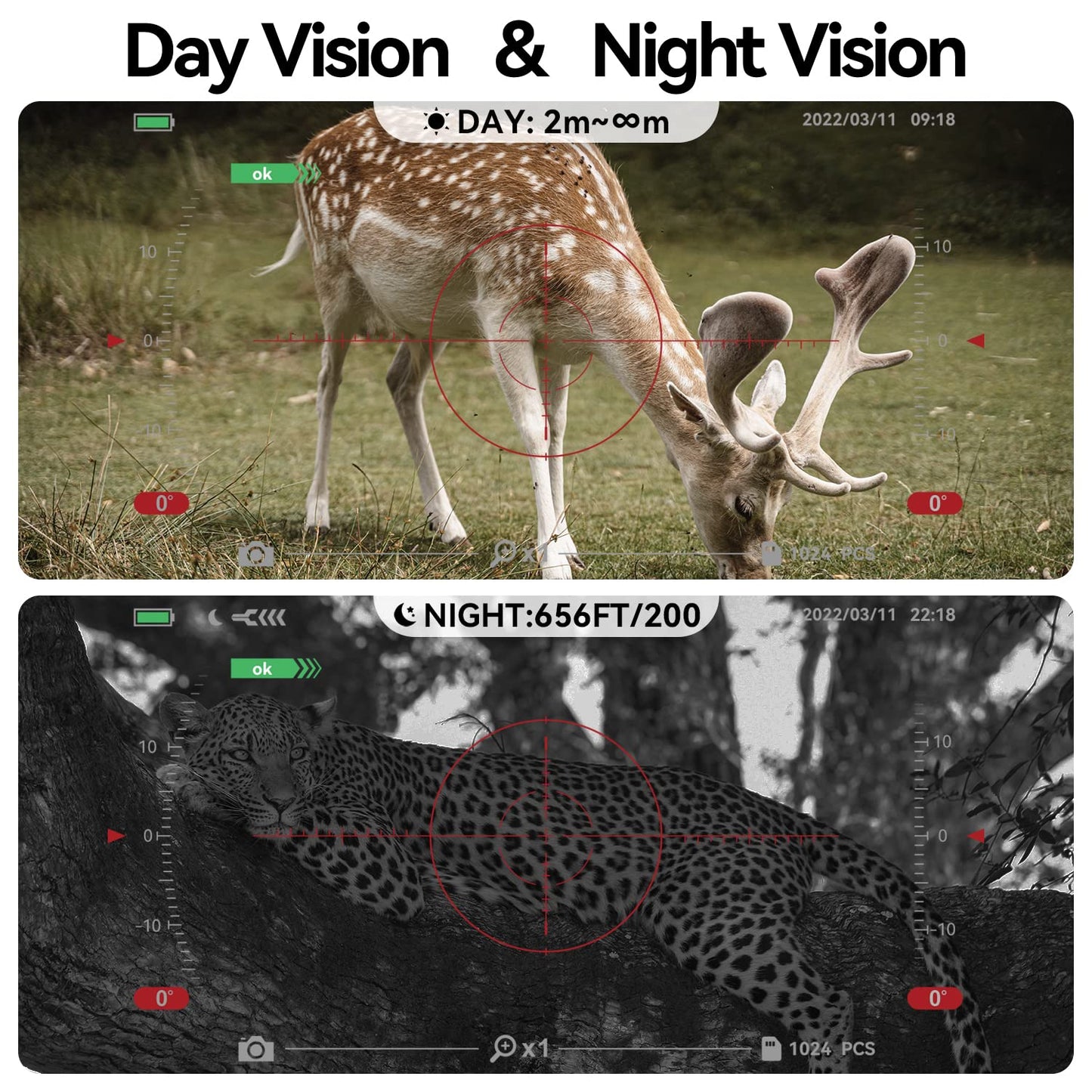 MiLESEEY Night Vision Binoculars, Infrared Digital Night Vision, 4.5” LCD, 200m Viewing, Rechargeable, Photo/Video Record, Tripod Support, 32GB