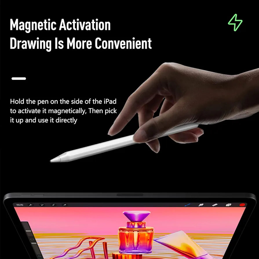 πππππππ Stylus Pen for Apple iPad Support Magnetic Wireless Charging, Active Pencil with Palm Rejection Compatible with (2018-2022) iPad Pro, iPad Mini 2019/2021, iPad Air 2019-2022