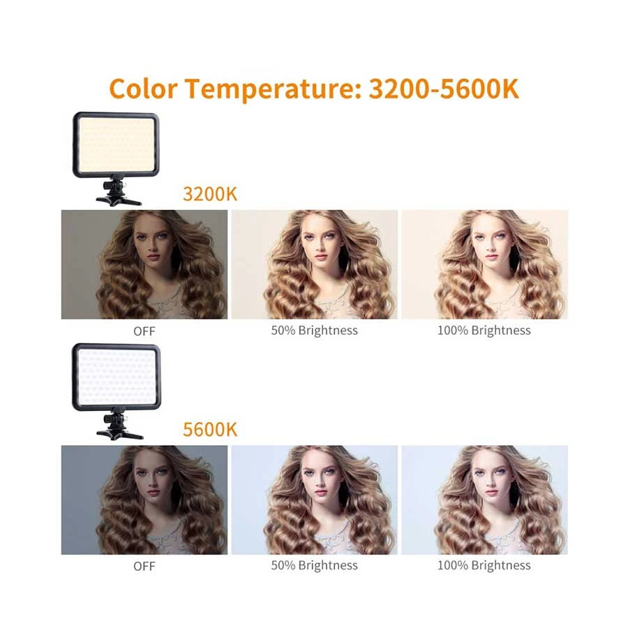 K&F Concept KF-300 Professional LED Video Light With Mini Tripod #KF34.012V1