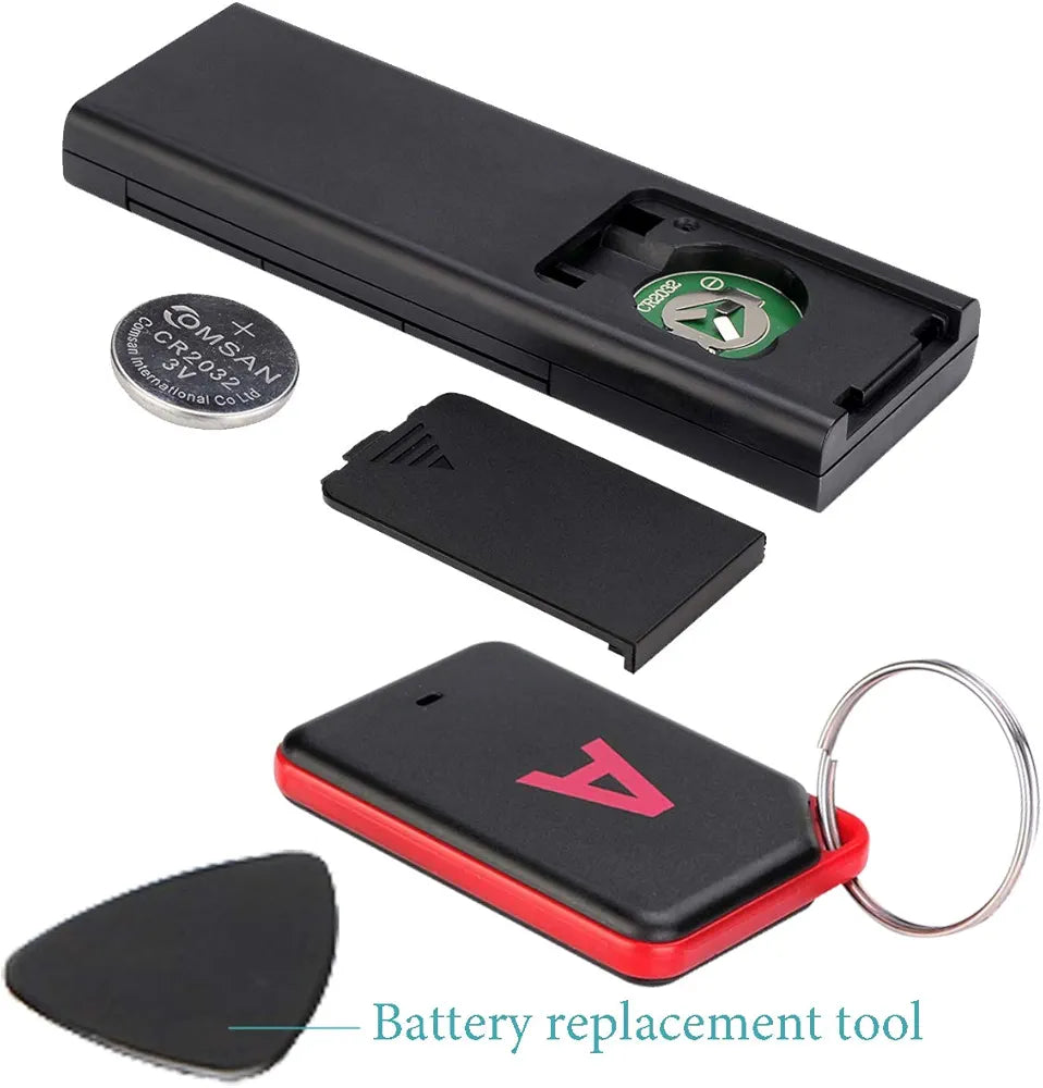 Retekess TH104 Key Finder,Wireless Item Locator,85 dB Beeping Sound,Support Remote Control,131ft Working Range,6 Receivers for Pet,Wallet,Key Tracking