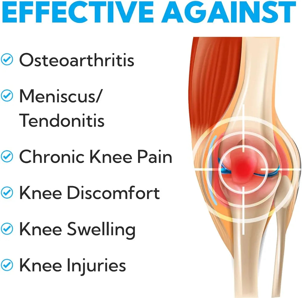 Knee Massager | Infrared Laser Massage I Heat I Vibration | Knee Joint Pain Recovery | Cordless | LED Touch Screen I