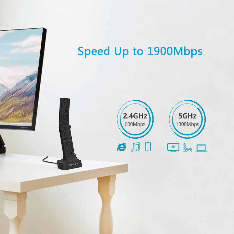 Vitesse AC1900 Dual Band USB3.0 Wireless Network Adapter