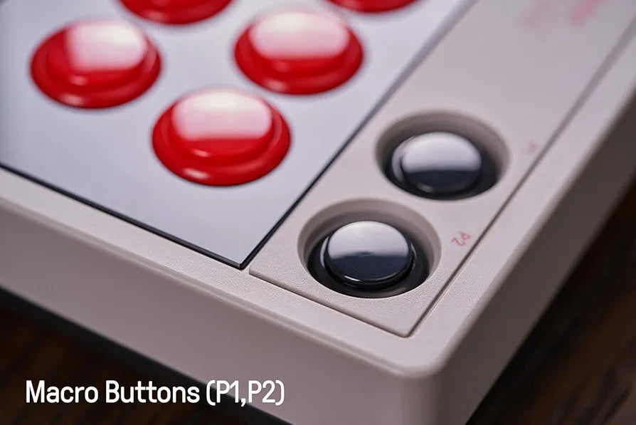 8Bitdo Arcade Stick for Switch & Windows, Arcade Fight Stick Support Wireless Bluetooth, 2.4G Receiver and Wired Connection
