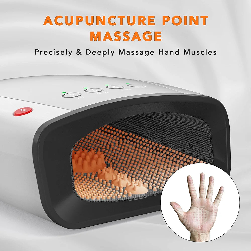 Breo iPalm520e Hand Massager with Heat and Compression, Cordless Electric Hand Massager Gifts for Women & Men