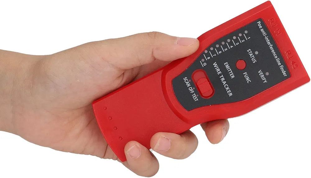 Cable Tester, POE Net Cable Telephone Line Tester Cable Collation Continuity Checker