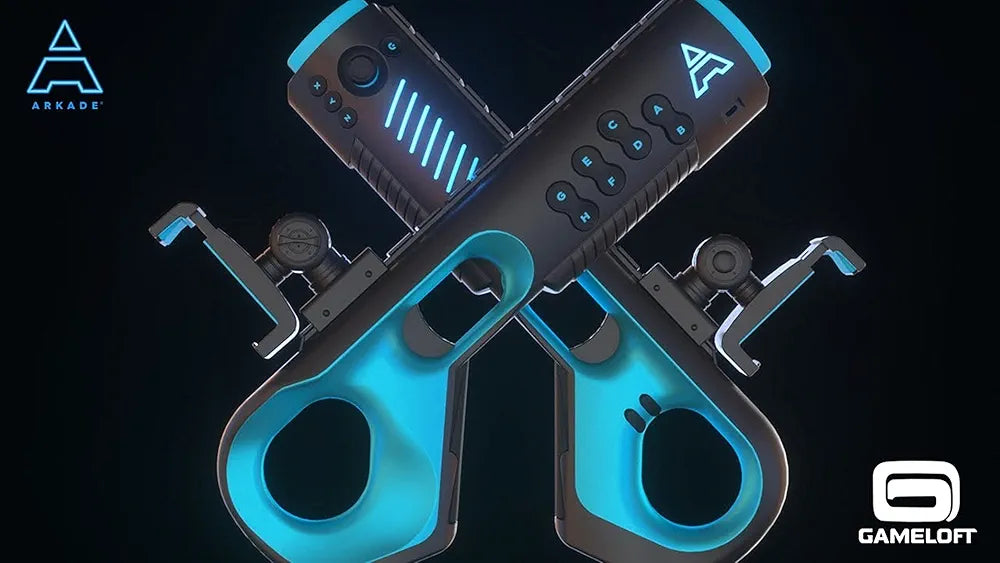 Arkade Motion Blaster Virtual Reality Gaming Gun Controller with Bluetooth Connectivity and Built in Haptics (PC, Android, IOS)