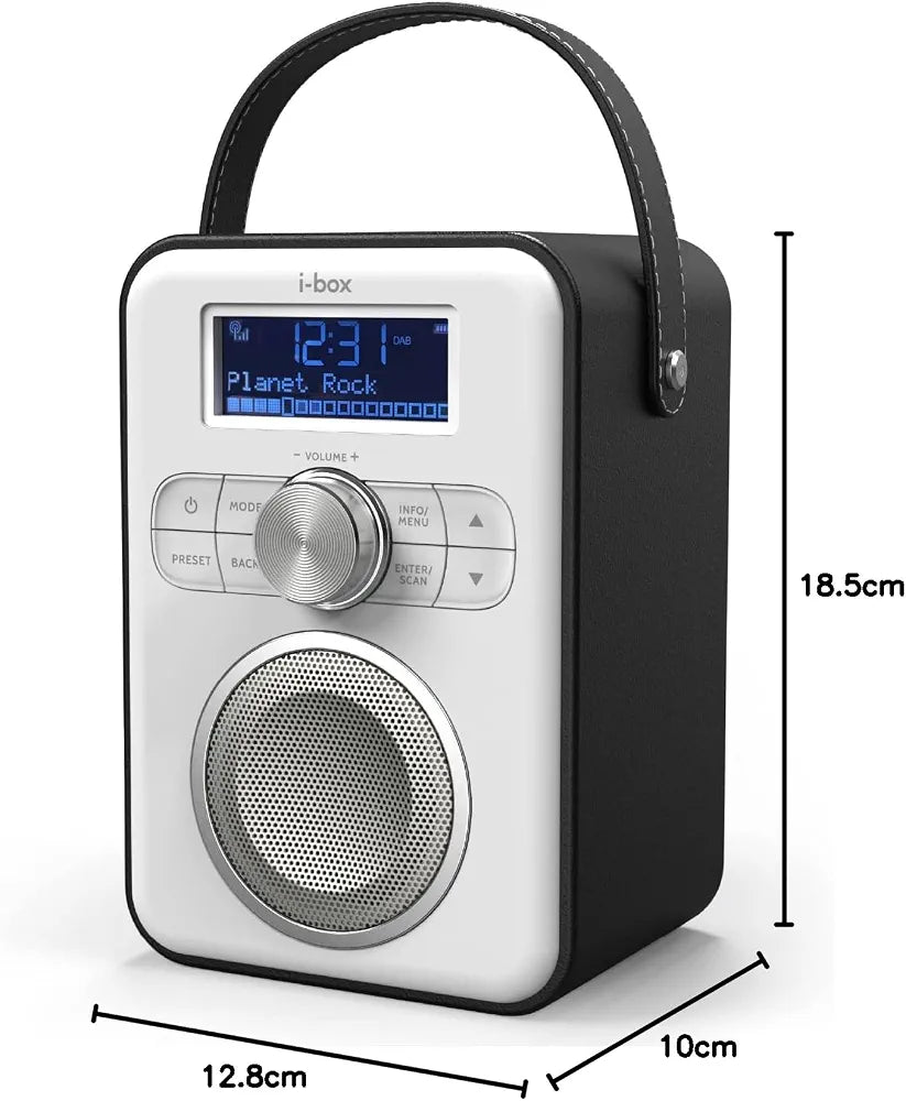 i-box Tune DAB/DAB Plus FM Radio Portable Bluetooth Speaker Stereo