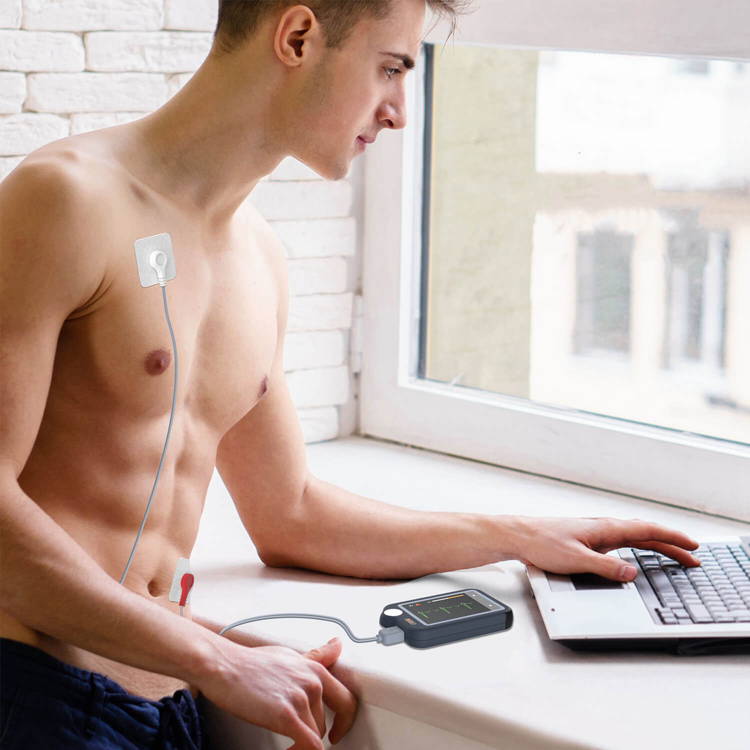 Wellue ECG Monitor, ECG Heart Rate Monitor, Bluetooth EKG Device with iOS and Android APP, Works with Smartphone and PC, 30s/60s/5mins Recording, Heart Health Tracker Home