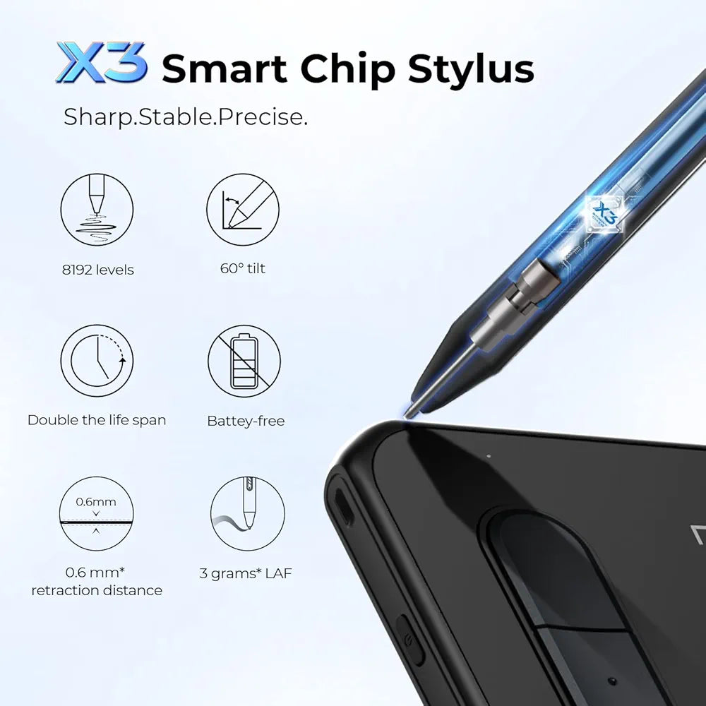 XPPen Pen Tab, Bluetooth Wireless Connection, 8 x 5 Inches, X3 Pen, Tilt Detection, Pen Tablet, Plate Tab, Smartphone Compatible, Illustration, Telework, Drawing Software, Compatible with iPhone